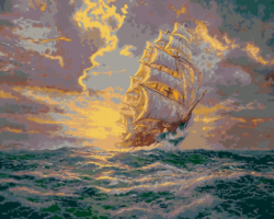 Sails-to-the-DIY-oil-painting-on-the-wall-of-the-sitting-room-home-decoration-beautiful