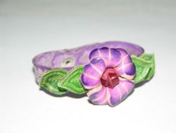handmade-leather-flower-bracelet