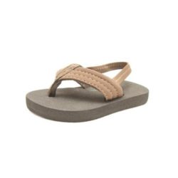 rainbow-101-infant-baby-girls-size-3-brown-faux-leather-flip-flops-sandals-shoes_5770480