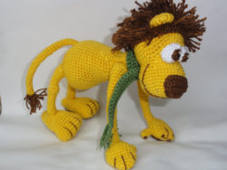 Amigurumi-Crochet-Leon-the-doll-rattle-toy-gift