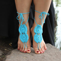 Bohemian-Fashion-font-b-Crochet-b-font-font-b-Barefoot-b-font-font-b-Sandals-b