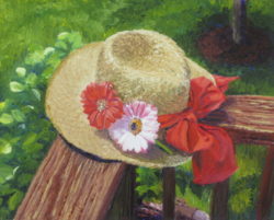 Hat with Flowers