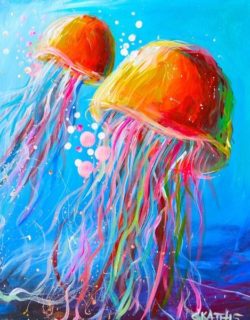 0f9a85a0bb955e307590901e569e9370--jellyfish-art-acrylic-jellyfish-painting