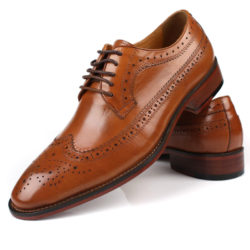 Genuine-Leather-Mens-classic-oxford-lace-up-formal-Dress-Shoes-tuxedo-Eur-size-38-to-46