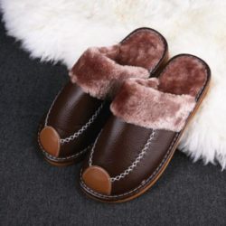 Plus-Size-35-44-Genuine-font-b-Leather-b-font-Warm-Winter-Home-font-b-Slippers