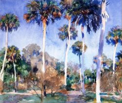 palms 1917 Painting by John Singer Sargent; palms 1917 Art Print for sale