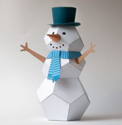 snowman-paper-craft
