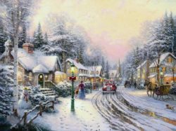 6-Village-Christmas-Thomas-Kinkade-winter
