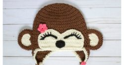 Crochet Monkey Hat a free crochet pattern
