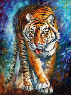 Manufacturer-Wholesale-Price-Supply-100-Handmade-Beautiful-Tiger-Knife-Oil-Painting-On-Canvas-Tiger-Painting-For