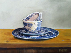 blue-cups-and-plate-oil-painting-by-philine-van-der-vegte-sold