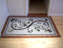 mosaic-tile-floor-entry-best-flooring-for-entyway-tesserae-stone-mosaic-entry-design-idea
