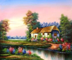 6a55b3aa3a1d942446e82664640a7caf--english-country-cottages-cottage-art