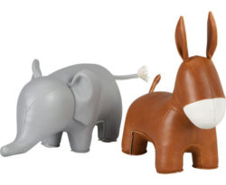 Elephant-and-Donkey-bookends