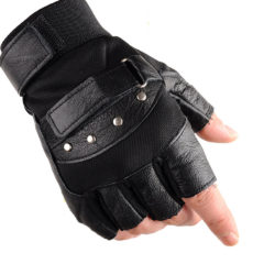 KUYOMENS-Men-Fingerless-Gloves-Wrist-Women-Half-Finger-Glove-Unisex-Adult-Fingerless-Mittens-Real-Genuine-Leather