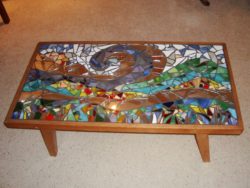 Unique-Painted-Mosaic-Coffee-Table
