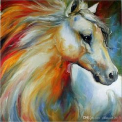 new-hand-painted-horse-oil-painting-abstract