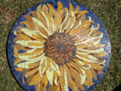 Mosaic Table Sunflower