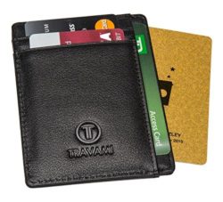 TRAVAMI-RFID-Blocking-Genuine-Leather-Wallets-Wallet-Gift-Set-Bifold-Wallet-Front-Pocket-Wallet-0-0