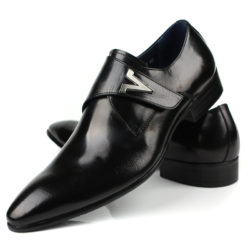Trend-buckle-shoes-men-dress-shoes-pure-leather-to-create-high-end-version-Pio-leather-work