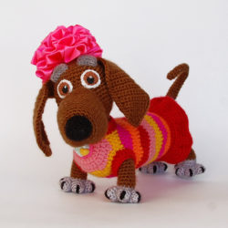 amigurumi-dog-pattern-for-lady-dachshund-crochet-colorful-tabby-dog-new-year-2018-symbol-1133470555-450x450