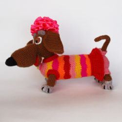 amigurumi-dog-pattern-for-lady-dachshund-crochet-colorful-tabby-dog-new-year-2018-symbol-2430372775-450x450