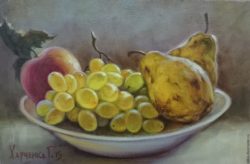 b2b26097f4d721e960c7b7faf8g0--oil-realistic-still-life-oil-painting-on-canvas-pear-grapes-a