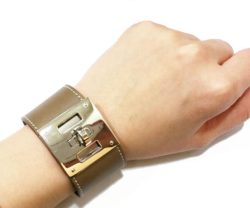 hermes-taupe-silver-extreme-wide-leather-cuff-bracelet-necklace-11919679-4-0