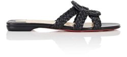 Christian-Louboutin-Leather-Slide-Sandals