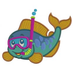 Cute-Little-Fish-Diver-Wearing-Snorkeling-Gear-Filled-Machine-Embroidery-Design-Digitized-Pattern-700x700