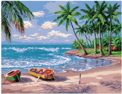 Summer-Beach-40x50cm-painting-by-numbers-cuadros-decoracion-pictures-on-the-wall-DIY-oil-painting-on