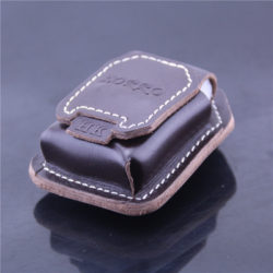 ZORRO-brand-genuine-leather-lighter-case-Portable-brown-lighter-box