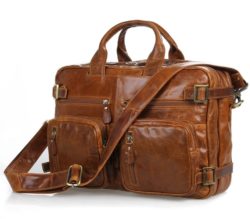 Brown-Genuine-Vintage-Leather-Mens-Briefcase-Backpack2