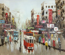 Hand-Painted-Canvas-Knife-Oil-Painting-Abstract-Hong-Kong-Trams-Street-Painting-Wall-Picture-for-Home.jpg_640x640