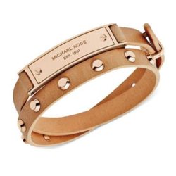 Michael-Kors-nametag-leather-bracelet