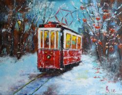 de30e96d417f09535997b8b10842--oil-snowy-tram-oil-painting