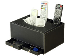 Deluxe-Multipurpose-Leather-Tissue-Box-Multifunctional-Desk-Organizer-Remote-Controller-Storage-Case-Collecting-Box-With-Drawer