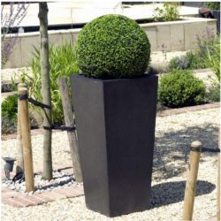 cadix-black-square-tall-planters-for-garden-furniture-ideas