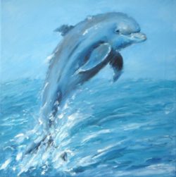 da7faa9f776710af182b7673d4a690b8--canvas-paintings-dolphins