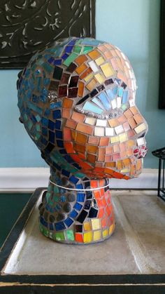 f868d2418cea361533f43db1fdf98b5c--styrofoam-head-art-mosaic-madness