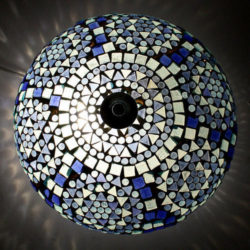 mosaic-decorated-circular-blue-glass-ceiling-light-500x500