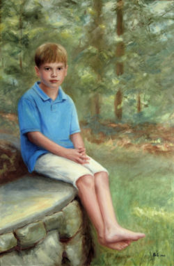 Portrait-Artists-Oil-Portraits-Outdoor-Boys-Portrait