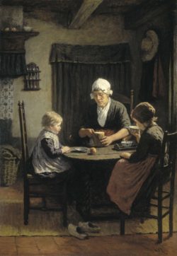 When-grandmother-1883-David-Adolph-Constant-Artz-oil-painting