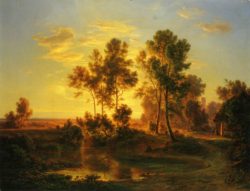 Landscape_at_dusk_-_Abendlandschaft_(1848)
