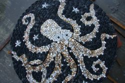 Octopus-pebble-mosaic
