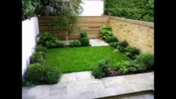 inspiration-outdoor-chic-square-small-green-garden-plants-with-cute-stone-flooring-pathway-and-simple-plants-also-wooden-wall-exposed-ideas-ideas-to-make-cool-your-garden-designs-look-great