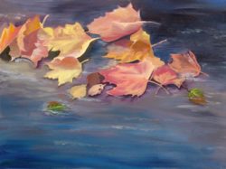 oil_painting_floating_leaves