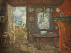 old-country-french-kitchen-oil-painting-france_4