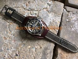 20mm Rolex Tudor Omega Bund leather watch strap V3R1