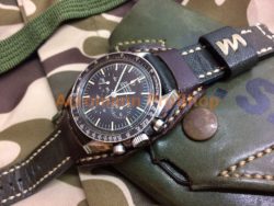 20mm Rolex Tudor Omega Bund leather watch strap V6R1